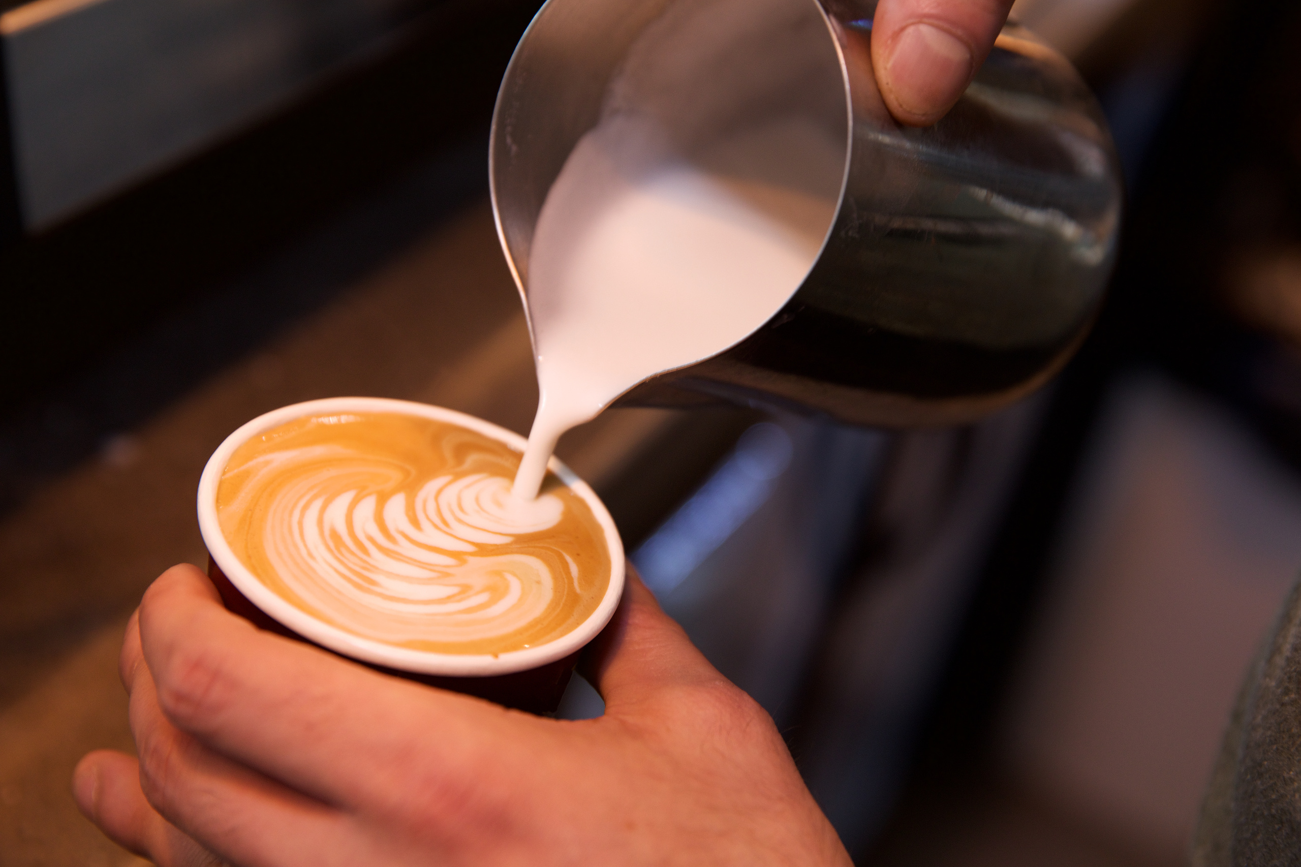 Barista making Coffee